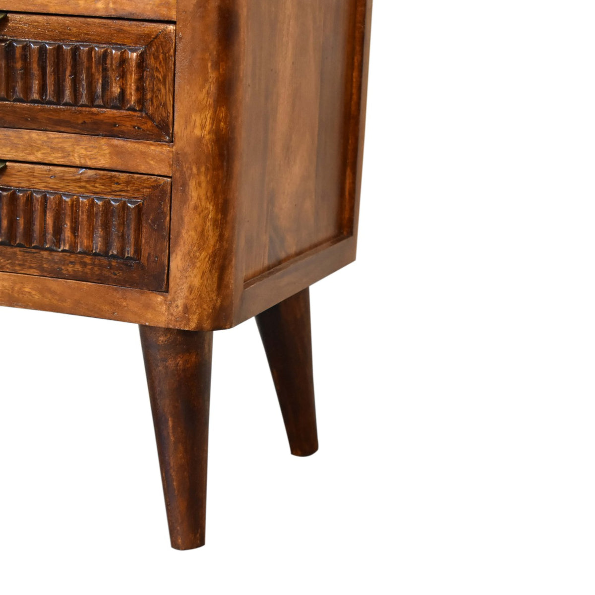 Capri Bedside Table | Chestnut Mango Wood