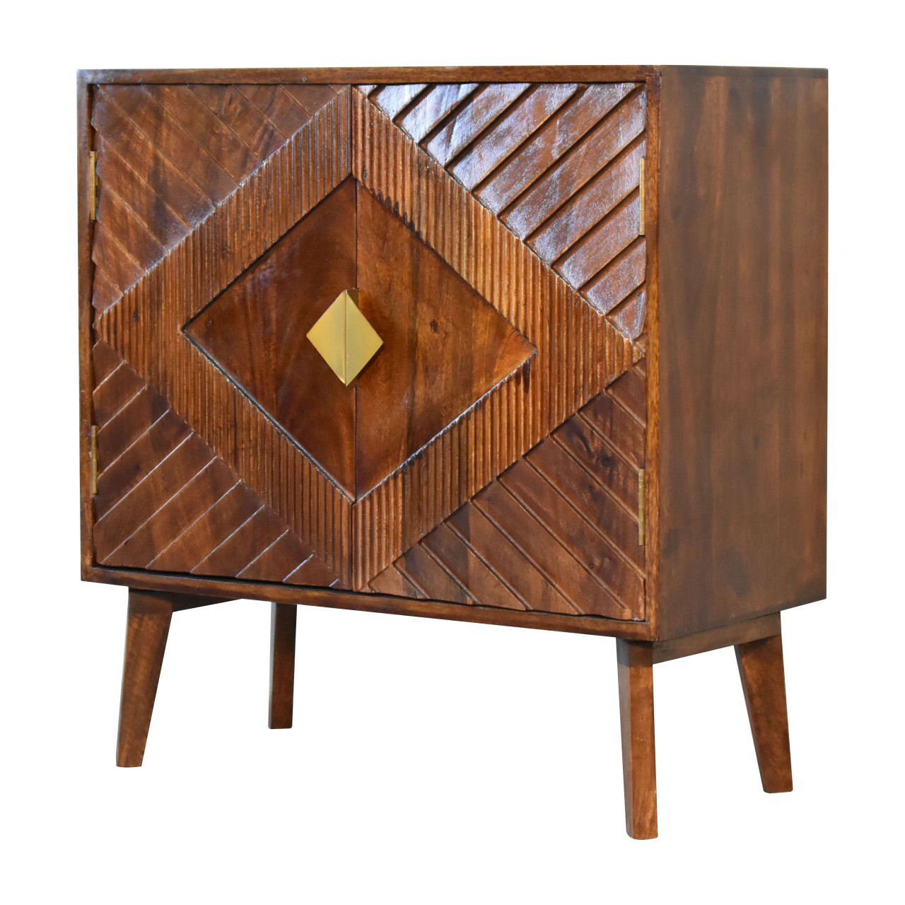 Alma Chest of Drawers | Chestnut Solid Mango Wood