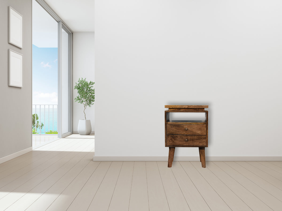 Platform Bedside Table