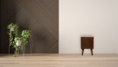 Arlo Bedside Table | Chestnut Solid Mango Wood Hand-Carved