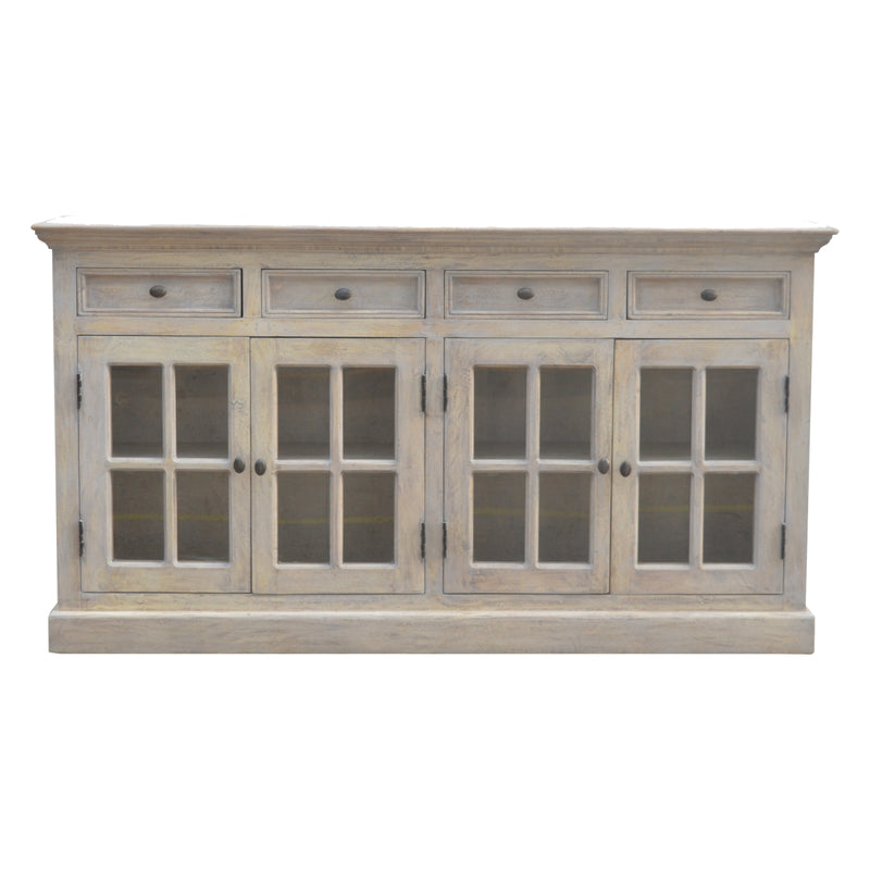 Large Stone Wash Glazed Sideboard Chest of Drawers