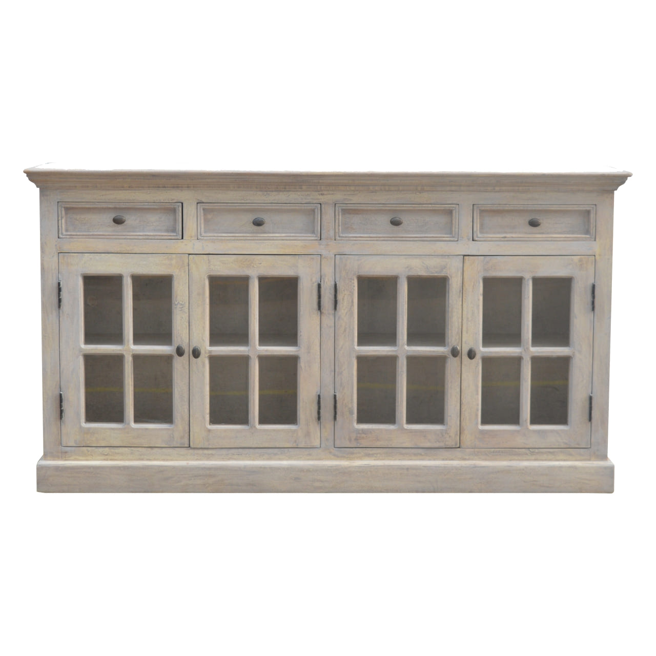 Large Stone Wash Glazed Sideboard Chest of Drawers