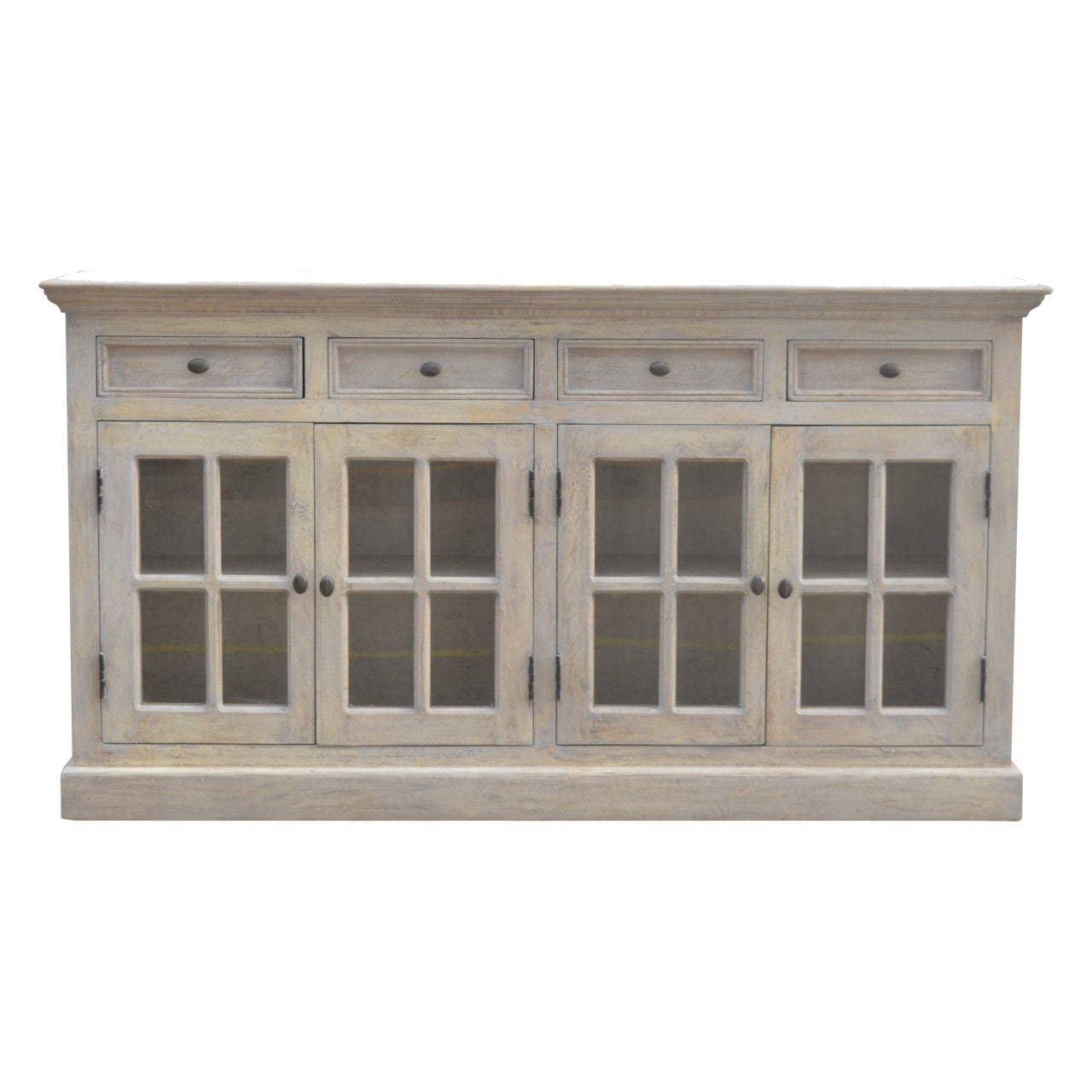 Large Stone Wash Glazed Sideboard Chest of Drawers