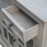 Large Stone Wash Glazed Sideboard Chest of Drawers