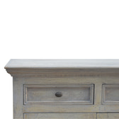 Large Stone Wash Glazed Sideboard Chest of Drawers