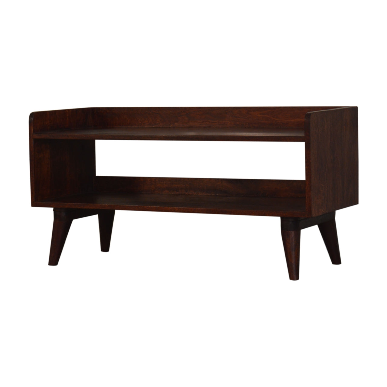Cherry Nordic Storage Bench | Hidden Storage