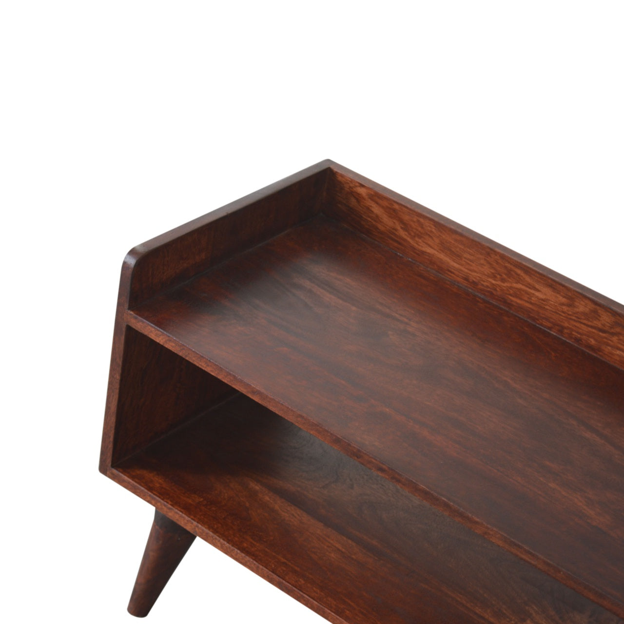 Cherry Nordic Storage Bench | Hidden Storage