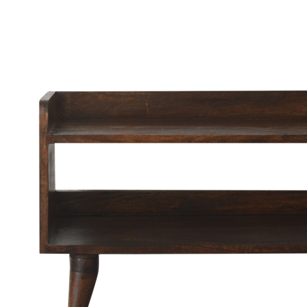 Walnut Nordic Storage Bench | Hidden Storage