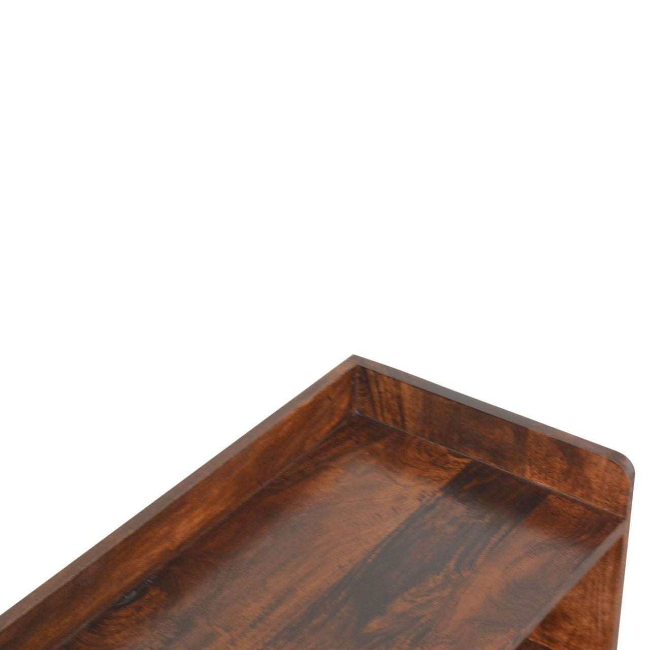 Walnut Nordic Storage Bench | Hidden Storage