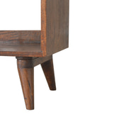 Walnut Nordic Storage Bench | Hidden Storage