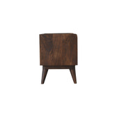 Walnut Nordic Storage Bench | Hidden Storage