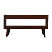 Walnut Nordic Storage Bench | Hidden Storage