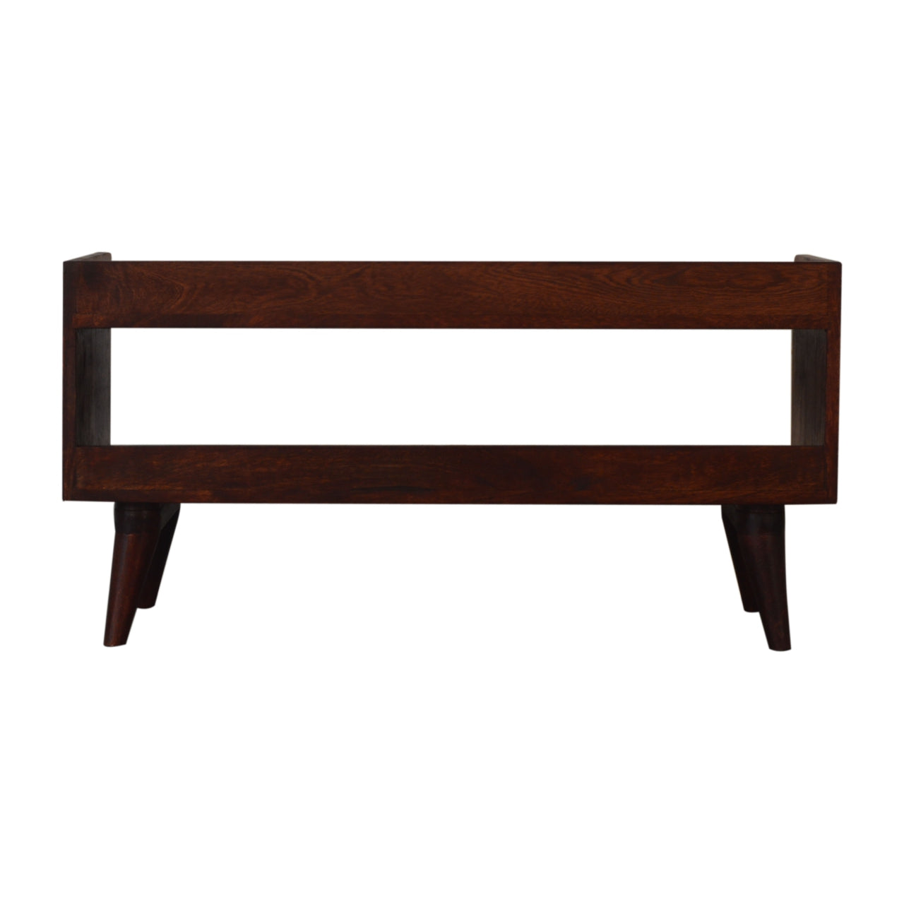 Walnut Nordic Storage Bench | Hidden Storage