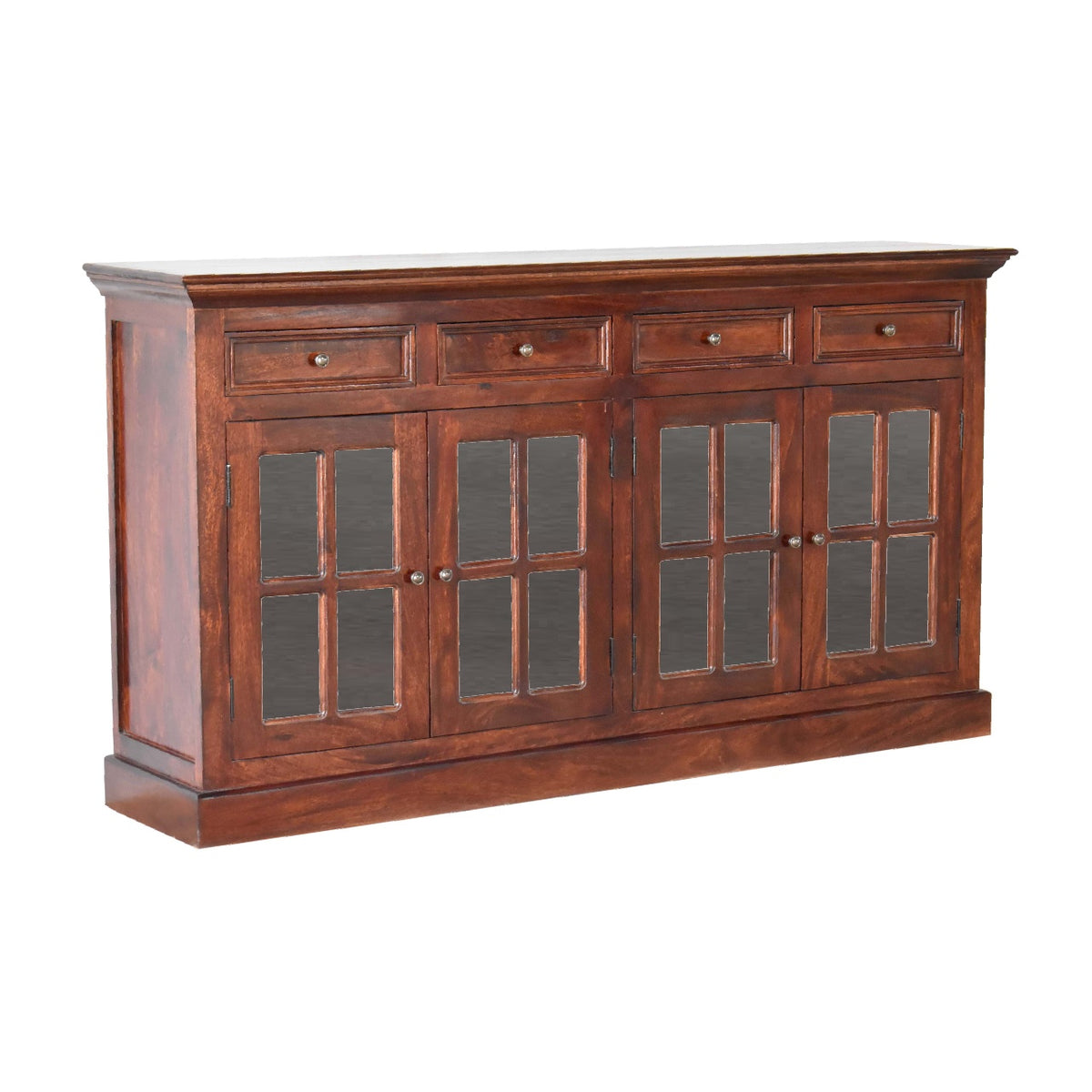 Large Cherry Glazed Sideboard Chest of Drawers