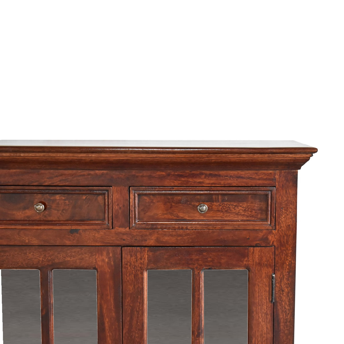 Large Cherry Glazed Sideboard Chest of Drawers