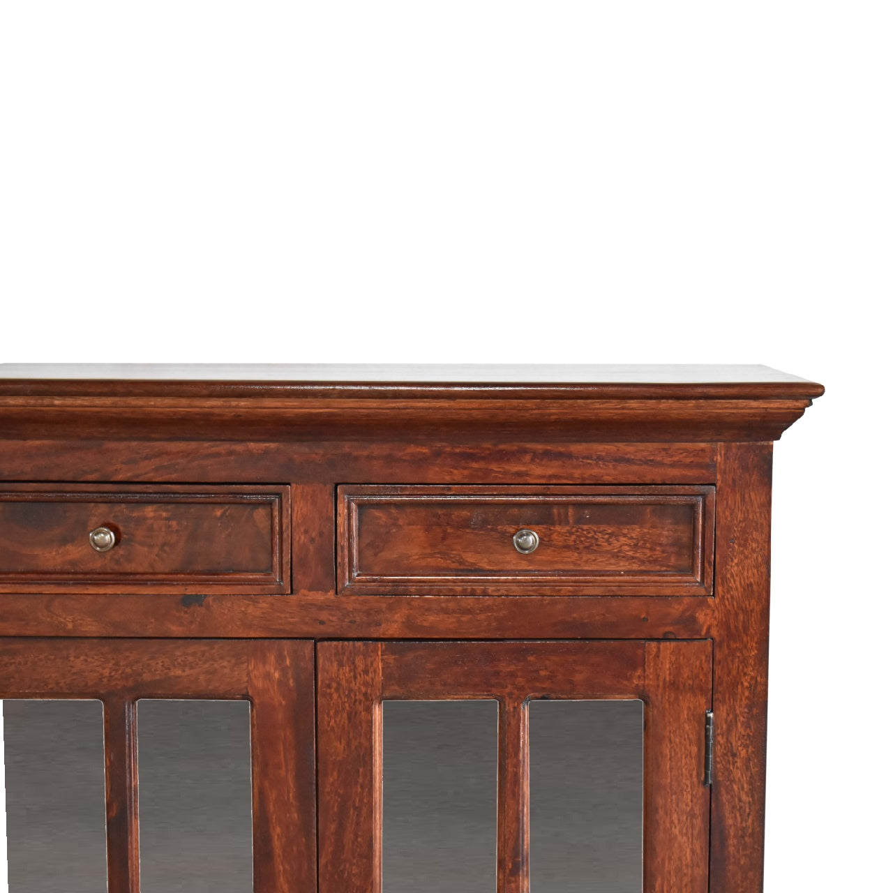 Large Cherry Glazed Sideboard Chest of Drawers
