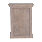 Glazed Stone Bedside Table