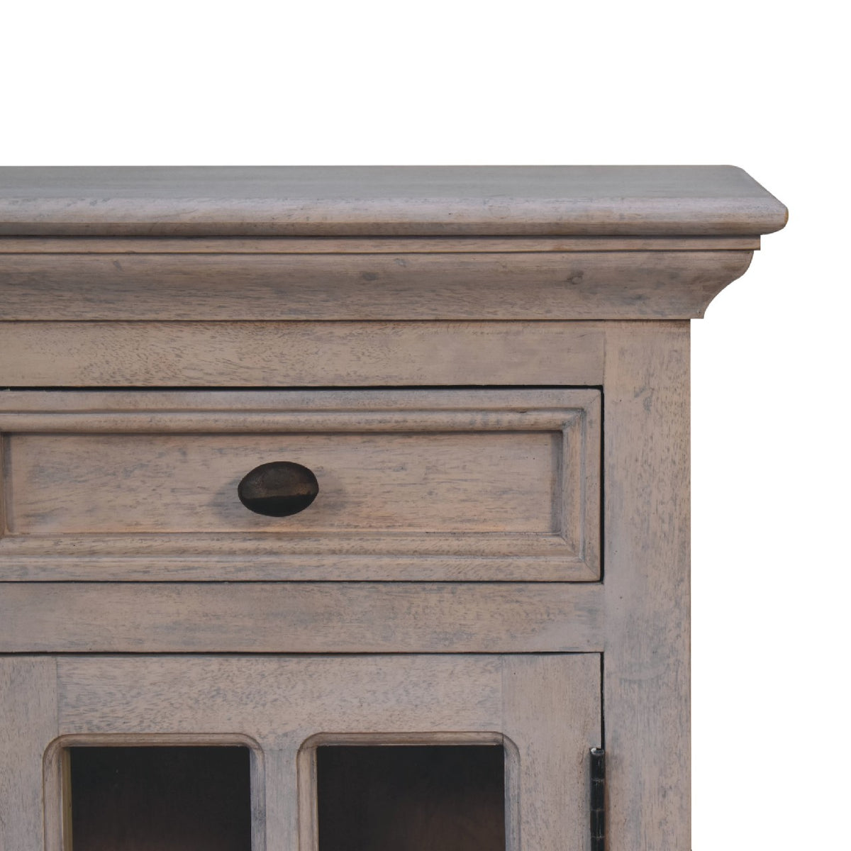 Glazed Stone Bedside Table
