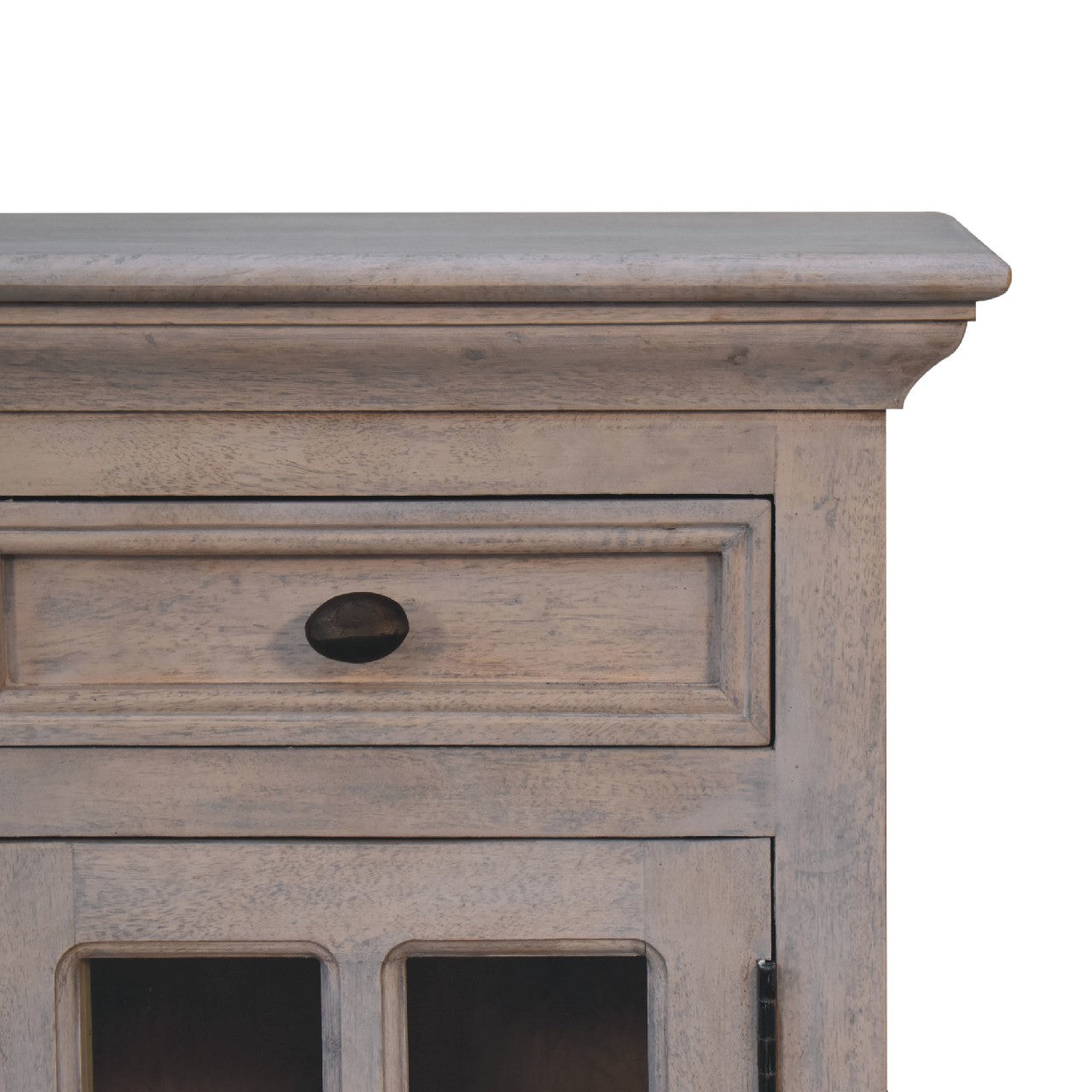Glazed Stone Bedside Table
