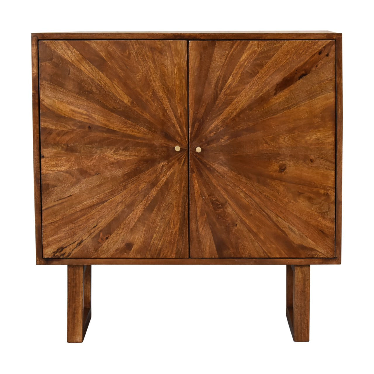 U-Shape Chestnut Sunrise Chest of Drawers