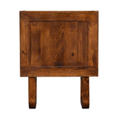 U-Chestnut Sunrise Open Bedside Table | Open Shelf