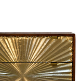Manila Gold Tapered Chest of Drawers | Chestnut Mango Wood