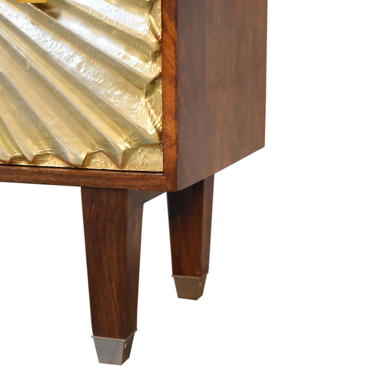 Manila Gold Tapered Chest of Drawers | Chestnut Mango Wood