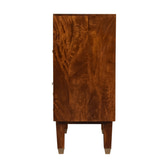 Manila Gold Tapered Chest of Drawers | Chestnut Mango Wood