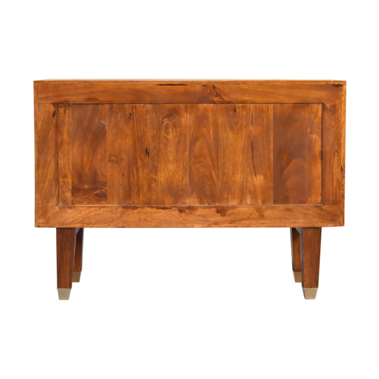 Manila Gold Tapered Sideboard Chest of Drawers | Chestnut Mango Wood