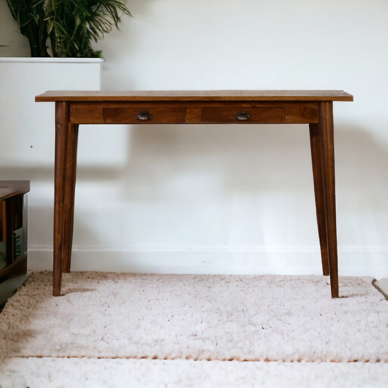 2-Drawer Chestnut Writing Desk