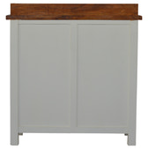 Country Two Tone Kitchen Cabinet