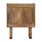 U-Shape Sunrise Open Slot Bedside Table