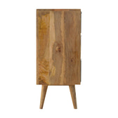 Grey Tweed Chest of Drawers