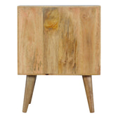 Removeable Grey and White Bedside Table
