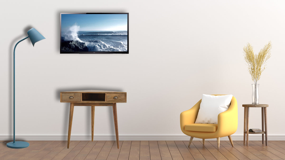 Solid Wood Corner Writing Desk