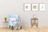 Pink Hand Painted Cut out Bedside Table | Hand-Painted Mango Wood