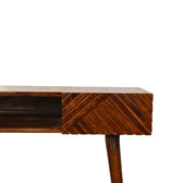 Lille Chestnut Writing Desk | Hand-Carved