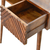 Lille Chestnut Writing Desk | Hand-Carved