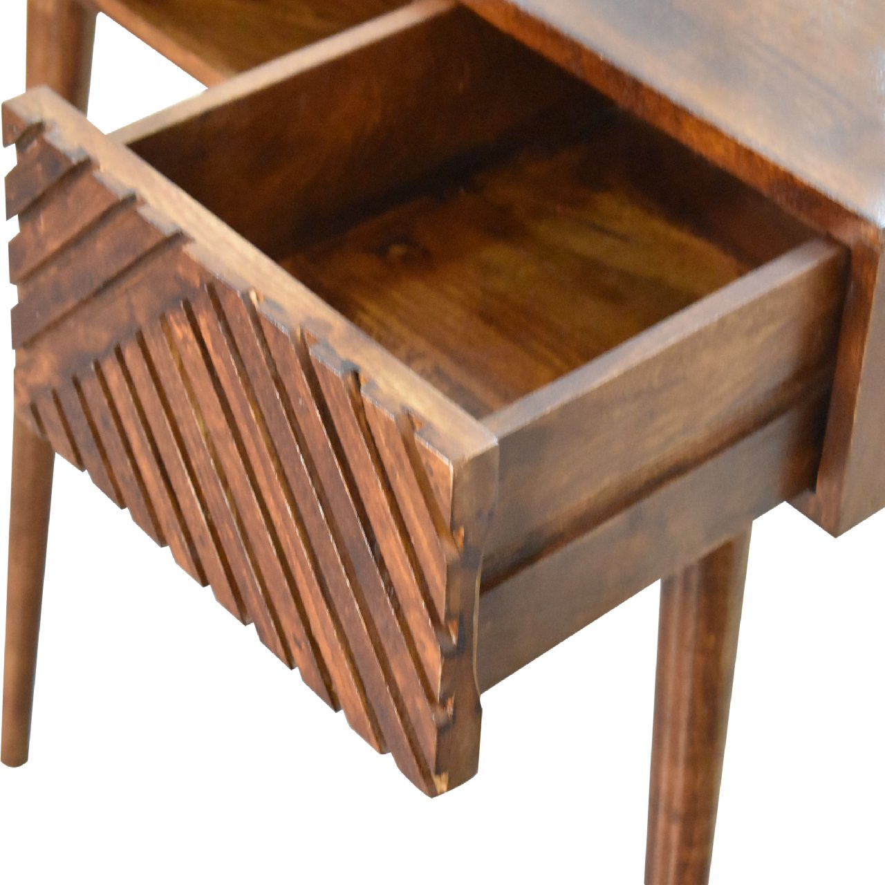 Lille Chestnut Writing Desk | Hand-Carved