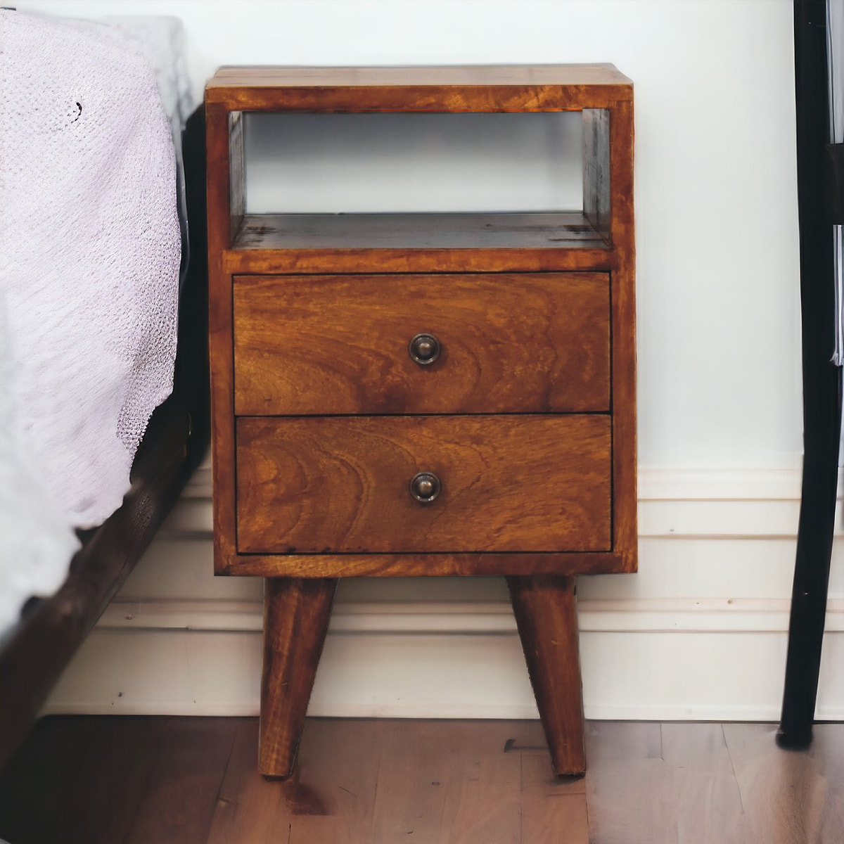 Mini Classic Chestnut Bedside Table