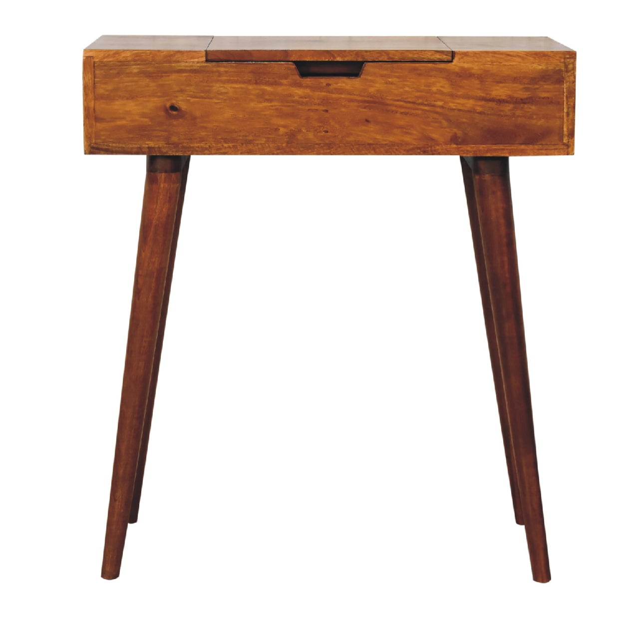 Mini Chestnut Fold Vanity Chest of Drawers | Foldable