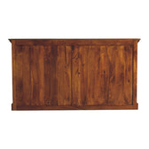 Large Glazed Sideboard Chest of Drawers | Chestnut Solid Mango Wood