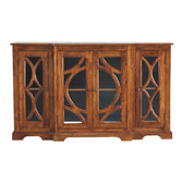 Glazed Carve Chestnut Sideboard Chest of Drawers
