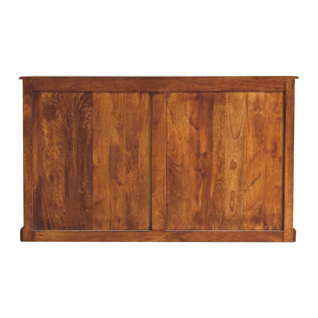 Glazed Carve Chestnut Sideboard Chest of Drawers