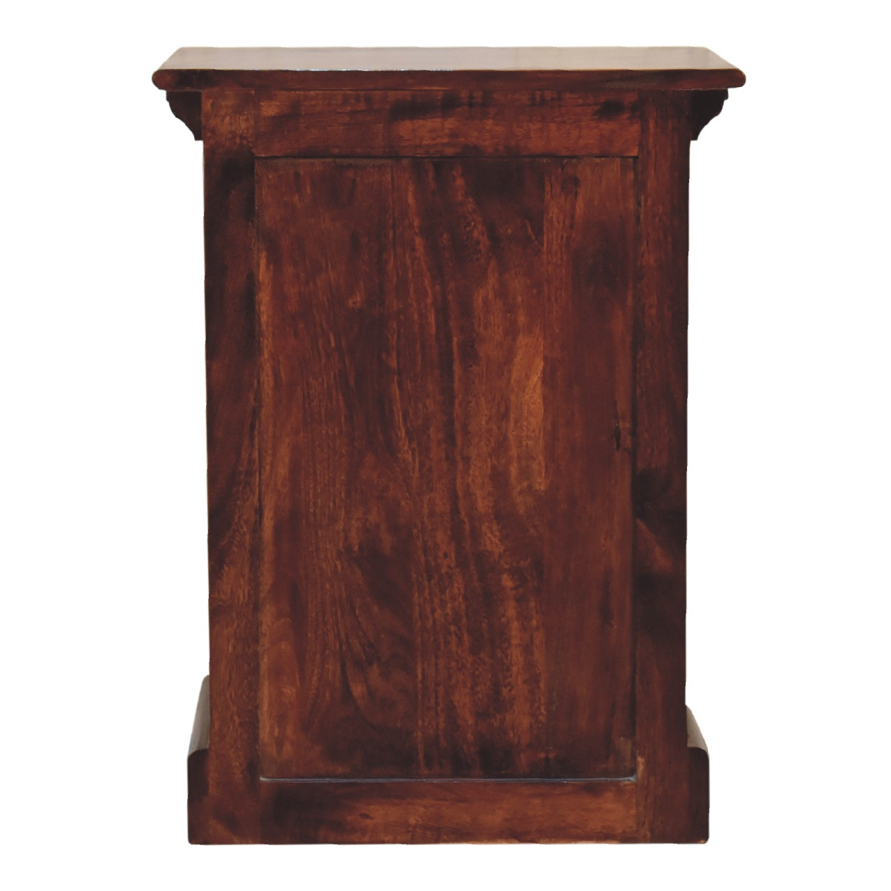Cherry Bedside with Glazed Door Bedside Table