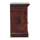 Cherry Bedside with Glazed Door Bedside Table