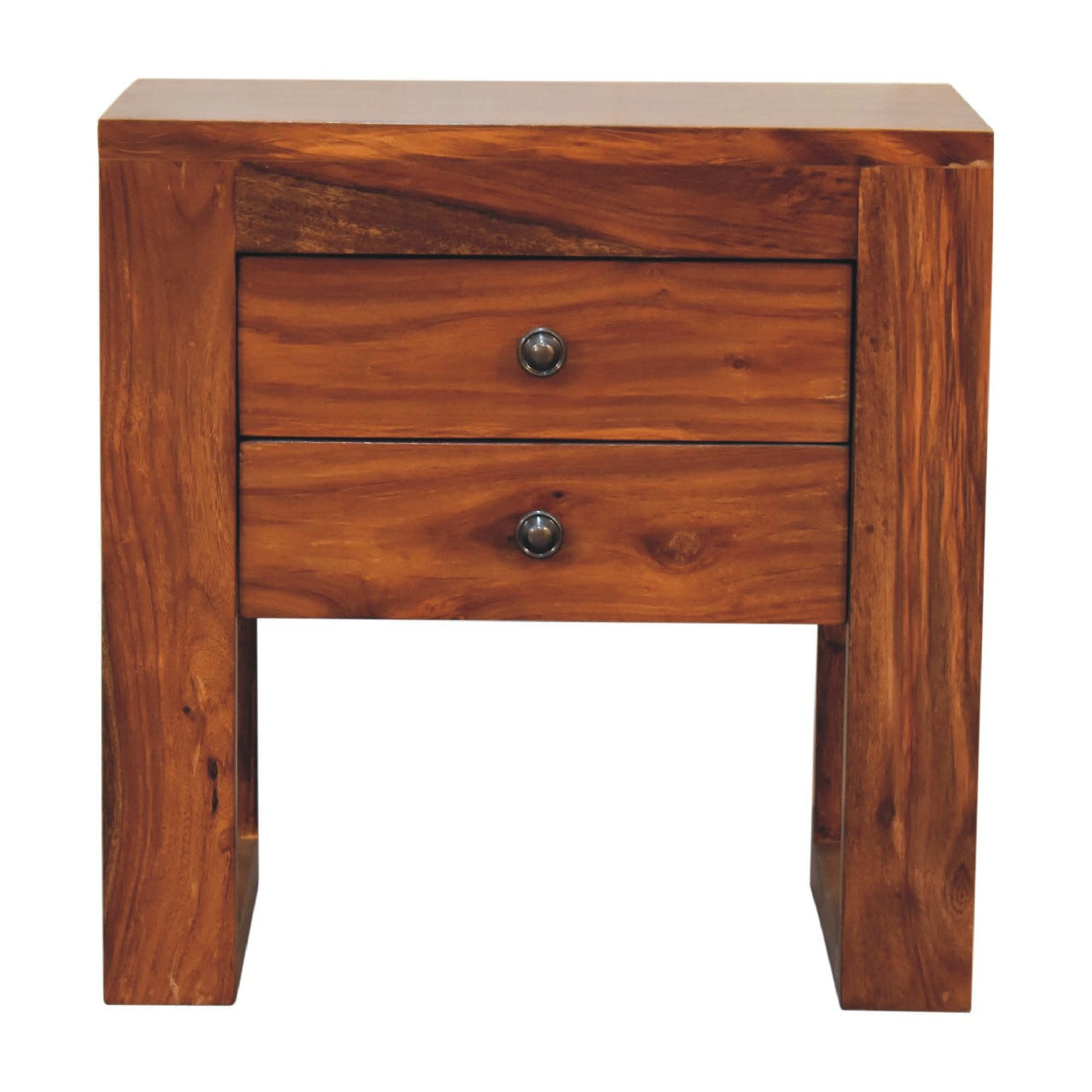U-Square Honey Bedside Table Default Title