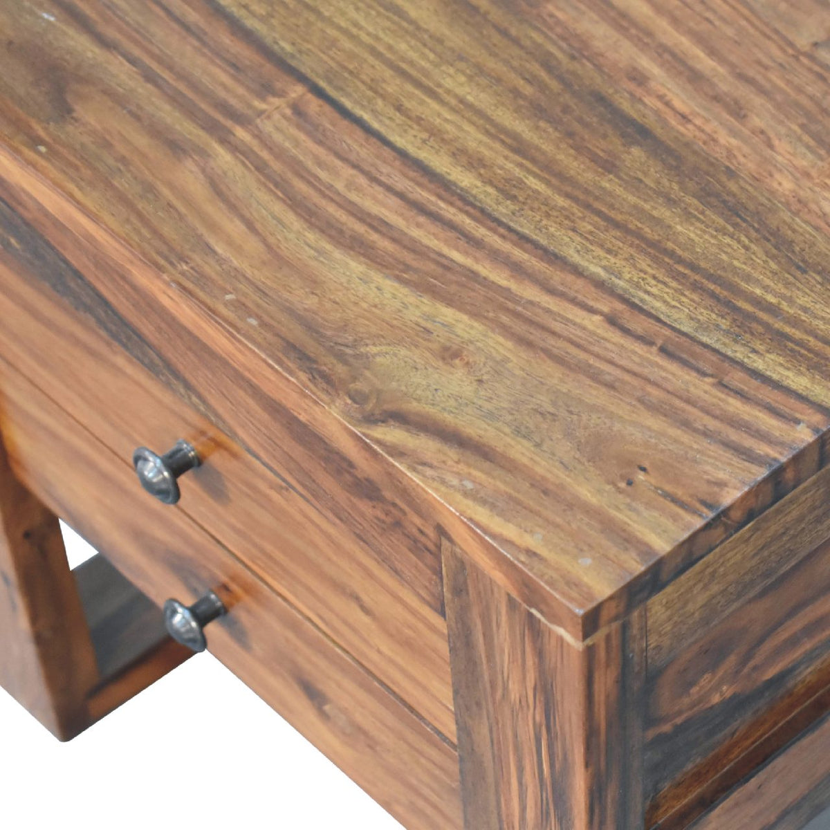 U-Square Honey Bedside Table