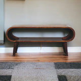 Amaya Nordic Style Coffee Table | Chestnut Mango Wood