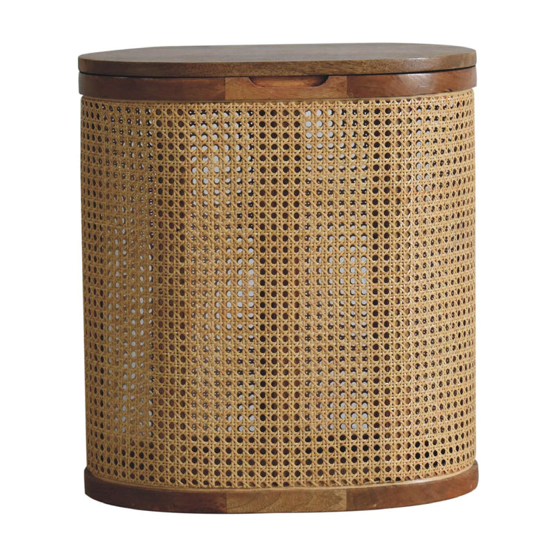 Larissa Round Lid-Up Storage Stool